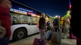 Bristol Airport Tuesday morning passenger queues and frustration
