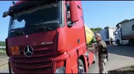 Ukrainians wait days for petrol as fuel trucks finally reach war-torn country