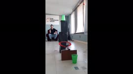 'CEO of Persistence makes heads turn with SLICK 'Cup to Cup Bounce' trick shot'