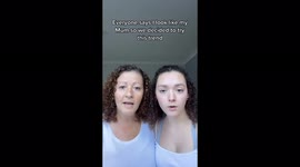 'Your mum really said copy and paste': Mum, 54, and daughter, 20, lookalikes confuse TikTok users despite 34-year age gap.