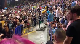 Newsflare Edit - US: Heavy Rain Floods Concert Venue, Cancels Halsey Show In Maryland 3