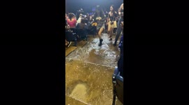 Halsey concert cancelled due to severe flooding in Merriweather Post Pavilion in Maryland