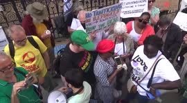 Protesters call high court “murderers” as judge dismiss appeal against Rwanda refugee plan