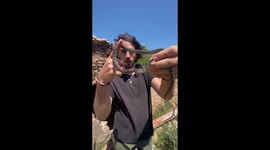 Adventurer explores abandoned well in Spain to rescue snake