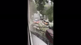#granizada en CDMX alvaro Obregón. No se activó la alerta de tsunami!! Cuantos más @Claudiashein ??!! ???????? https://t.co/zahqAiOKBP