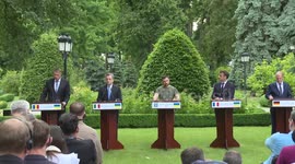 June 16: European leaders arrive in Kyiv