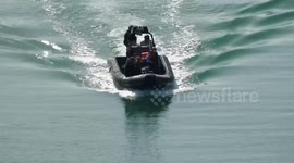 Searcher arrives back at Dover with dozens of migrants in board