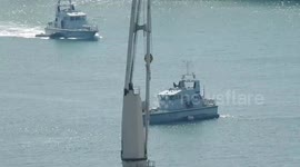 With search and rescue in full swing in the English channel Singh's left to the navy to pick up