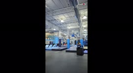 'Axe Ninja gets the camera to capture EVERY SINGLE fragment of his wall flip 
'