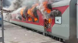 Violent protests in India over military recruitment kills one with trains set aflame