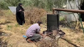 Two Gazan engineers make organic fertilizer from agricultural residues.