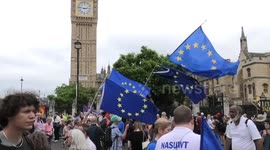 National Demonstration to Demand Action on the Cost Of Living protesters at Parliament Square