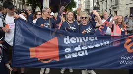 Protest the living cost's and austerity : unite the union rally and central london march