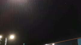 Lightning Storms Seen Around Orpington Train Station Located In Kent