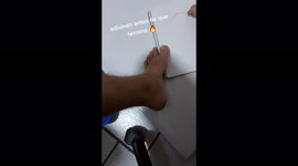 Man goes viral on TikTok with incredible FOOT ART – drawing Kanye West, Harry Styles and Billie Eilish Part 2