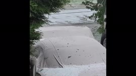 Dickinson, North Dakota hammered with heavy hail