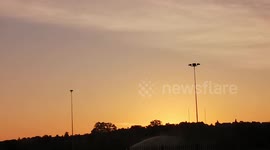 Sped Up Footage Showing The Sun Rising On The Longest Day Of The Year