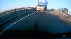 Close Call: Potentially overloaded truck driver nearly rear-ended driver (Dashcam Video)