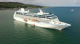 Cruise Ships Return To Lough Foyle In Ireland - First Time Since Covid