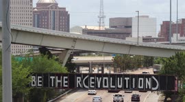 Houston's iconic Be Someone Sign now reads ‘Be The R(Evolution)’