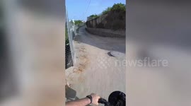 Hilarious Irishman sent on wild 'bike path' by Google Maps while holidaying in Spain