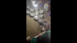 Strange night market in Vietnam sells only squids in hundreds of iron bowls