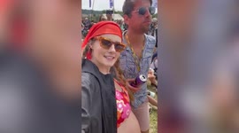 Heavily pregnant woman attends Glastonbury after buying ticket THREE YEARS AGO