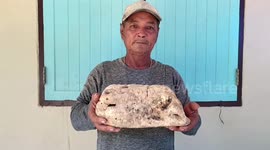 Struggling fisherman finds whopping 3.4kg lump of ambergris worth £108k