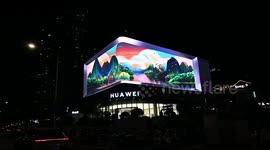 Largest Open-eye 3D Outdoor Giant Screen in Nanning, China
