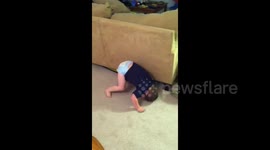 Tot Boy Somersault Fail