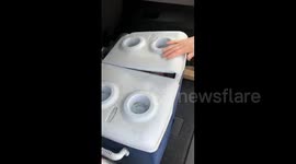 Woman Brings People Beer in Quarantine