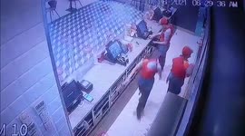 Ice cream machine explodes in the Philippines