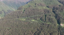 Mountains that surround Quito, in which the communication antennas of the national media are located