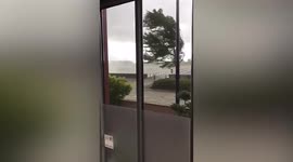 Netherlands tornado batters homes as residents shelter inside