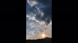 I captured this beautiful sunset video. I hope you enjoy watching it