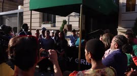 Brittney Griner supporters lead singing, chanting, and prayers for Griner’s release in vigil at Russian Consulate