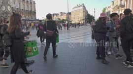 Pride protest march in Bordeaux, France