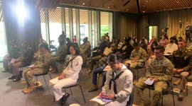 USCIS Welcome 40 New US Citizens at Niarchos Library in New York