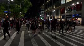 New York Protesters block streets in response to police shooting of Jayland Walker