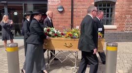 Homeless man's coffin taken to supermarket that was his favouriote place to beg