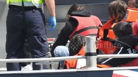 Border force at Dover returns with young children, women and men