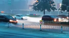 Rainstorm Hit Nanning, Guangxi, China