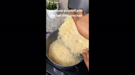 How I prepared a nice jellof rice with raw eggs