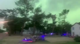 US: Skies Turn Green Amid Severe Weather In South Dakota