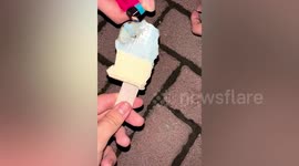 Ice cream allegedly does not melt in fire causing food safety concern in China