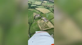 Pilot spots 'F*** Boris' in HUGE letters mowed into farmer's field in Buckinghamshire