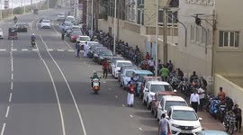 Sri Lankan economic crisis worsens as Sri Lankans are forced to stand in long lines to buy the limited stocks of fuel, cooking gas and foods.