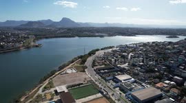 Would you like to know a favela in Brazil? See this aerial view of a favela located in the city of Vitoria