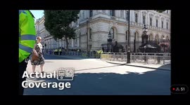 Woman attacks police officer with Metro newspaper outside Downing Street