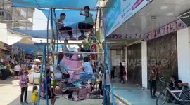 A low turnout at entertainment venues during Eid in the Gaza Strip.